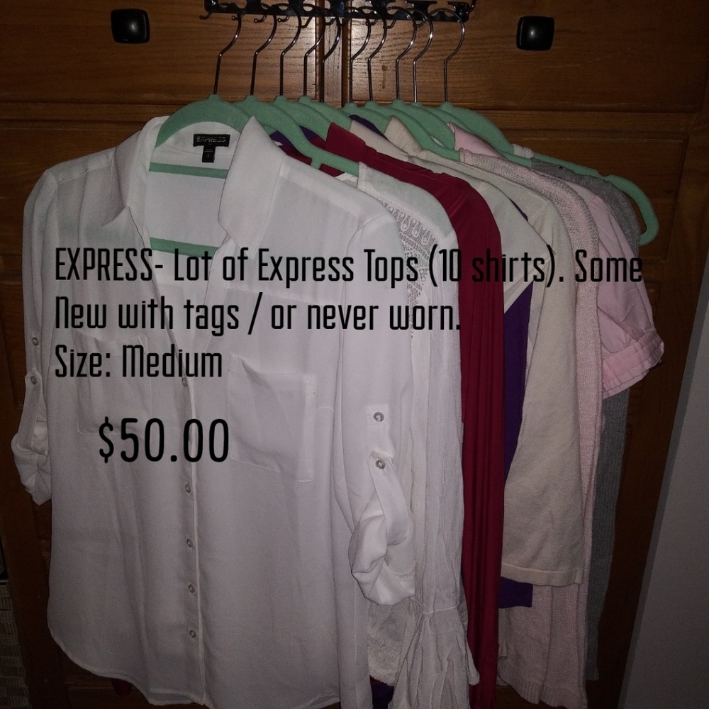 LOT (6) of EXPRESS Tops NWT